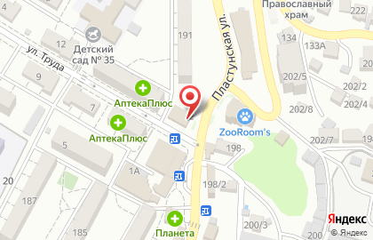 Автошкола Скиф в Центральном районе на карте