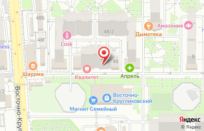 Дамское счастье на Восточно-Кругликовской улице на карте