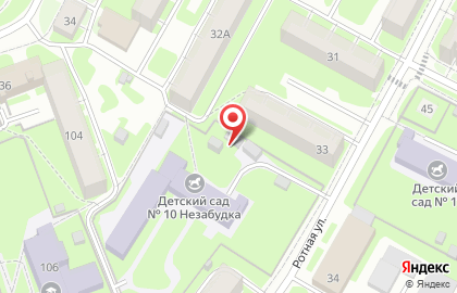 Детский сад №10, Незабудка, общеразвивающего вида на карте