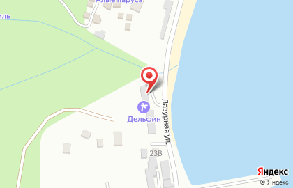 База отдыха Дельфин в Советском районе на карте