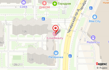 Супермаркет здорового питания ВкусВилл в Чечёрском проезде на карте