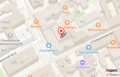Студия растяжки SMSTRETCHING на улице Большая Дмитровка на карте
