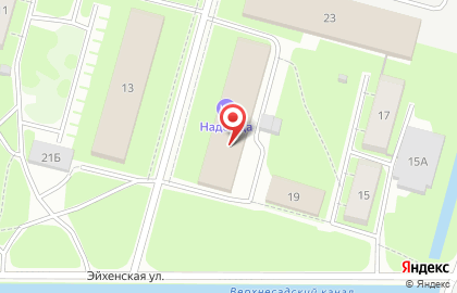 Отель Надежда на карте