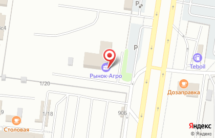 Рынок-Агро в Автозаводском районе на карте