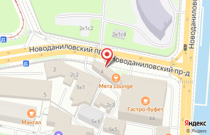 Декарт в Новоданиловском проезде на карте
