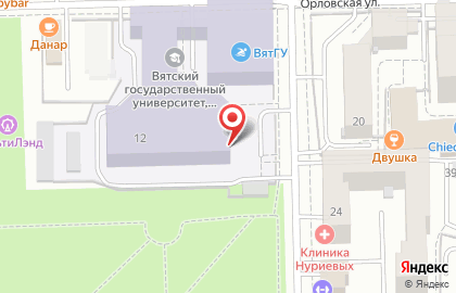 ВятГУ Учебно-спортивный комплекс на карте