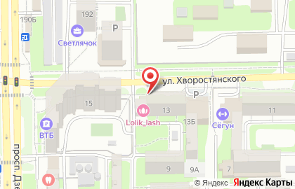 Салон-парикмахерская Магнолия на улице Хворостянского на карте