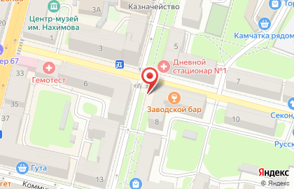 Киоск по продаже фруктов и овощей на улице Тухачевского на карте