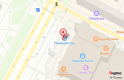 Супермаркет Перекресток в Ханты-Мансийске на карте