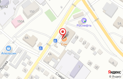Частный детский сад Боровичок в Октябрьском районе на карте