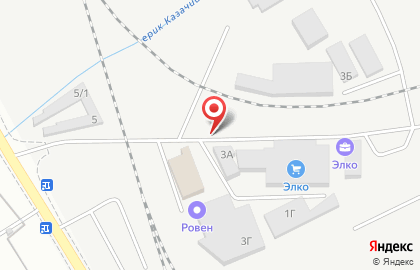 Киоск фастфудной продукции, Ленинский район на Рыбинской улице на карте