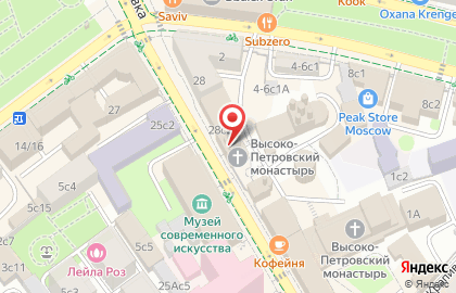 Магазин монастырской выпечки на улице Петровка на карте