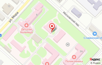 Химчистка Блеск на улице Мира на карте
