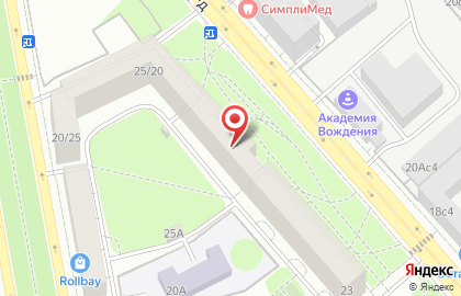 Продуктовый магазин в Москве на карте
