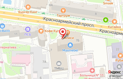Образовательный центр Магистр Lux на Красноармейском проспекте на карте