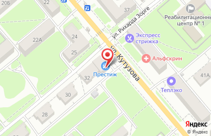 Магазин автотоваров Престиж-Авто в Пролетарском районе на карте