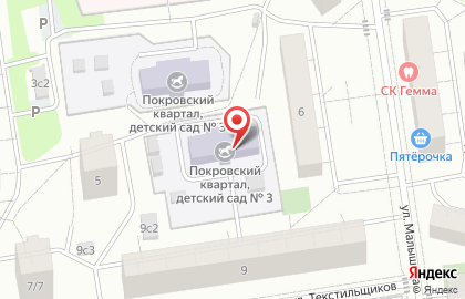 Танцевальная студия Звезда на 1-й улице Текстильщиков, 13 на карте