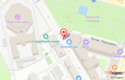 Аптека Паримед на Тверской площади на карте