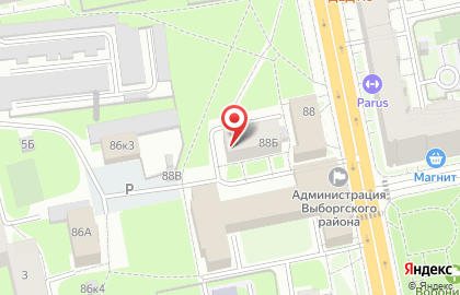 Адвокатская консультация №16 в Выборгском районе на карте