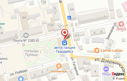 Салон Дивиzион на улице Гагарина на карте
