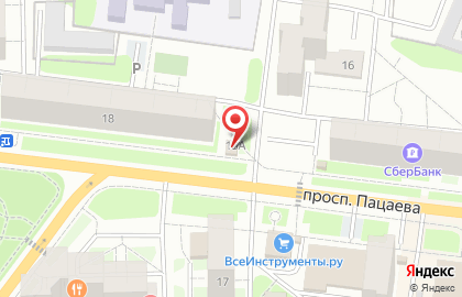 Цветочный киоск Белый лебедь в Долгопрудном на карте