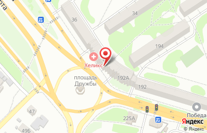 Магазин автозапчастей Иномарка в Ленинском районе на карте