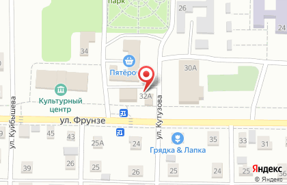 Поликлиника, г. Жигулёвск на улице Фрунзе на карте