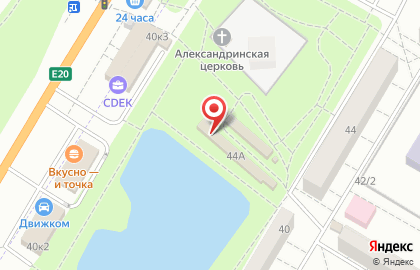 Магазин хлебобулочных изделий на Красносельском шоссе на карте