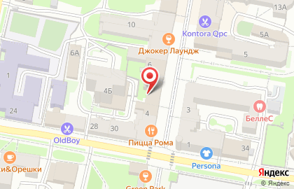Агентство недвижимости Империя на Московской улице на карте