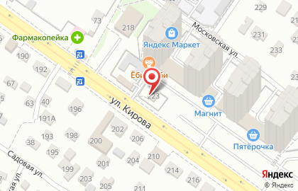 Кафе-закусочная Шамкир в Октябрьском районе на карте