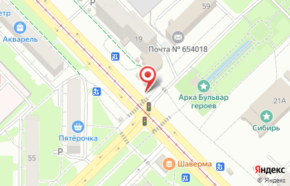 Киоск по продаже печатной продукции ВестиЧ на Октябрьском проспекте, 19/1 киоск на карте