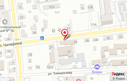 Многопрофильная фирма Мир Окон на улице Чичерина на карте