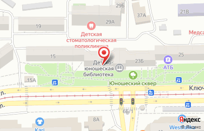 Зоомагазин Томас в Октябрьском районе на карте