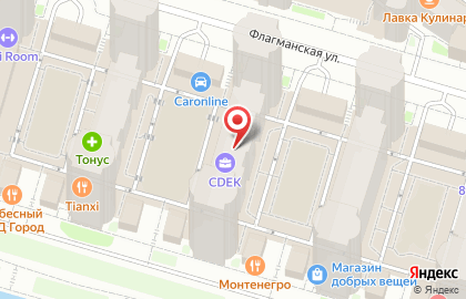 ЛЕНОБЛБАНК на метро Приморская на карте