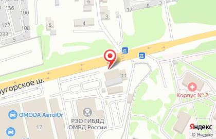 Автосалон в Ставрополе на карте