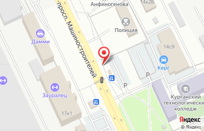 Магазин продуктов на проспекте Машиностроителей на карте