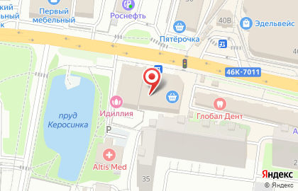 Куриный дом в Железнодорожном на карте