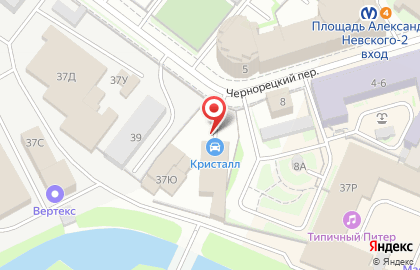 Кристалл в Санкт-Петербурге на карте