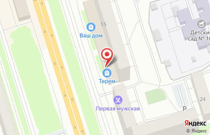 Магазин Терем на проспекте Бумажников на карте