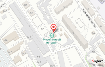 Музей живой истории на карте