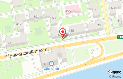 Небо СПб на карте