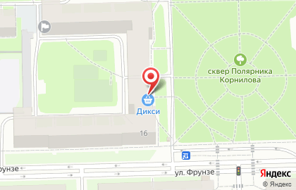 Супермаркет Дикси в Московском районе на карте