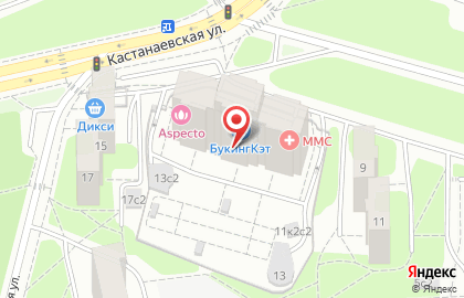 Гостиница для животных BookingCat на Рублёвском шоссе на карте