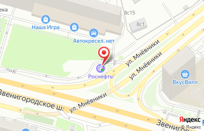 Технический центр Роснефть на метро Полежаевская на карте