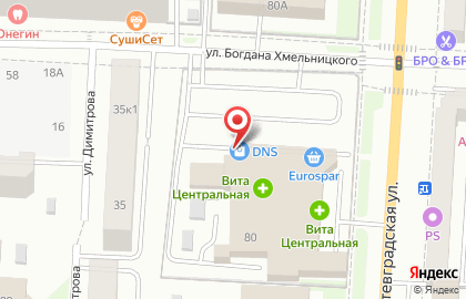Супермаркет цифровой техники DNS в Саранске на карте