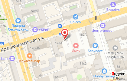 Европрестиж на Красноармейской улице на карте
