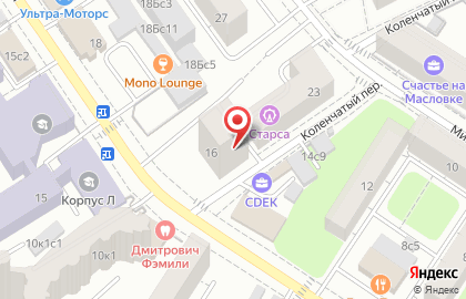 Служба заказа легкового транспорта на Петровском парке (СЛ) на карте