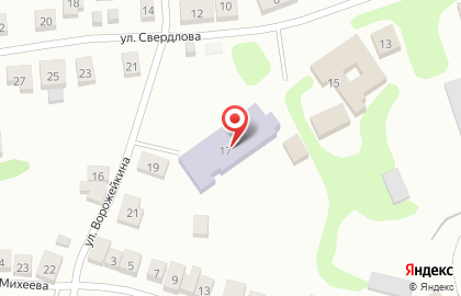 Средняя школа №1 им. А.В. Ворожейкина на карте