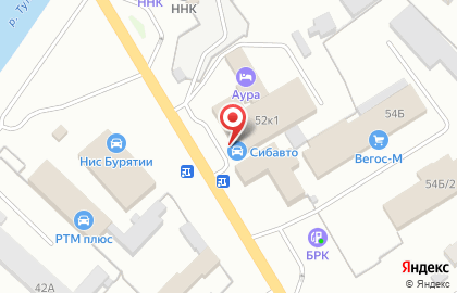 Автосалон Сибавто в Советском районе на карте