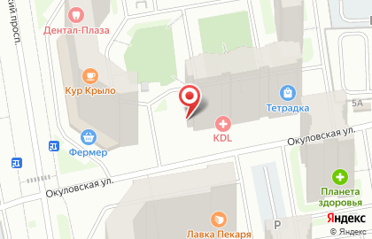 Продуктовый магазин в Санкт-Петербурге на карте